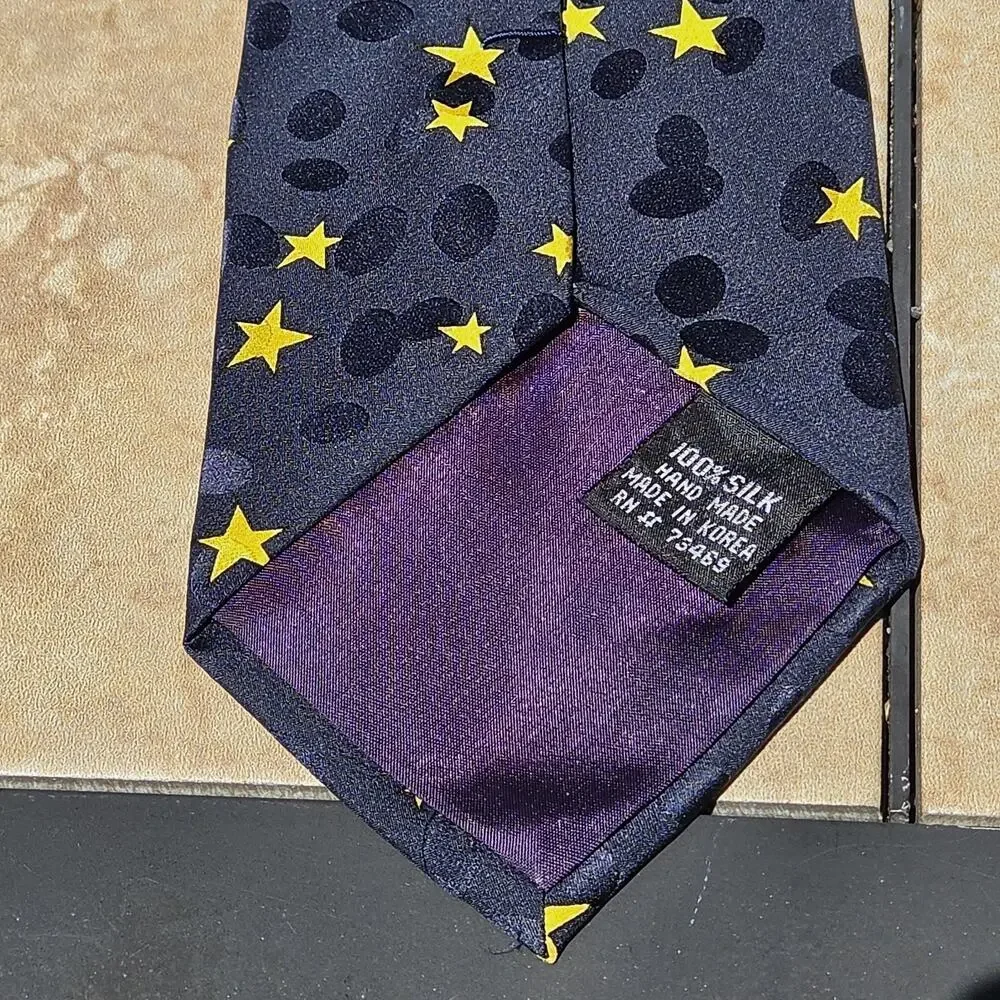 Vintage Rocky & Bullwinkle Tie Bolero 100% Silk 90s Cartoon Novelty WU College